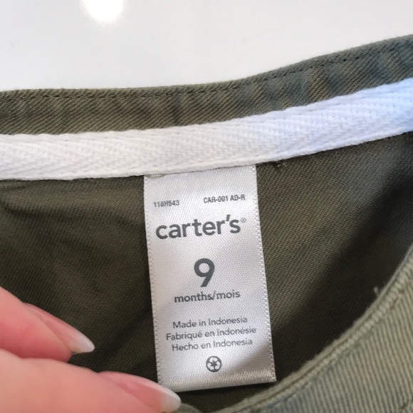 NWOT military button up dress set - Picture 2 of 5